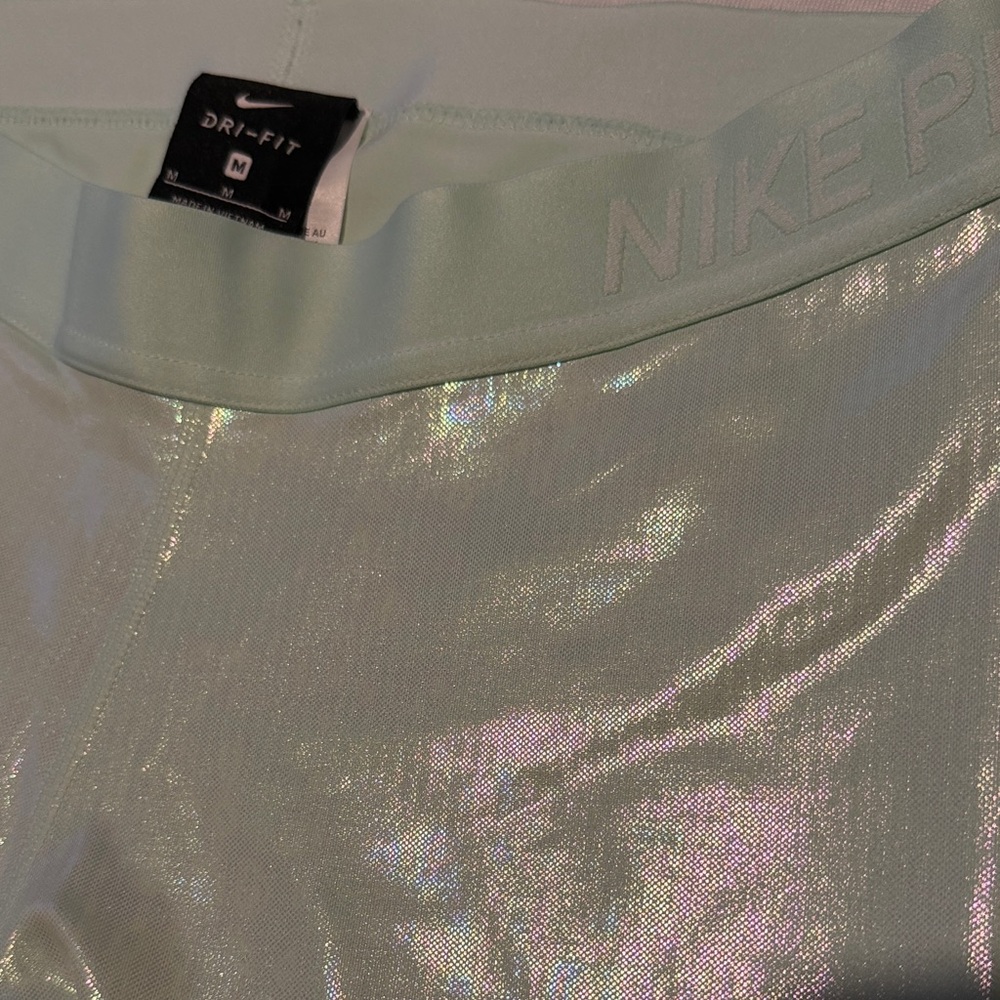 Nike Iridescent Dri-FIT Leggings - Mint Green